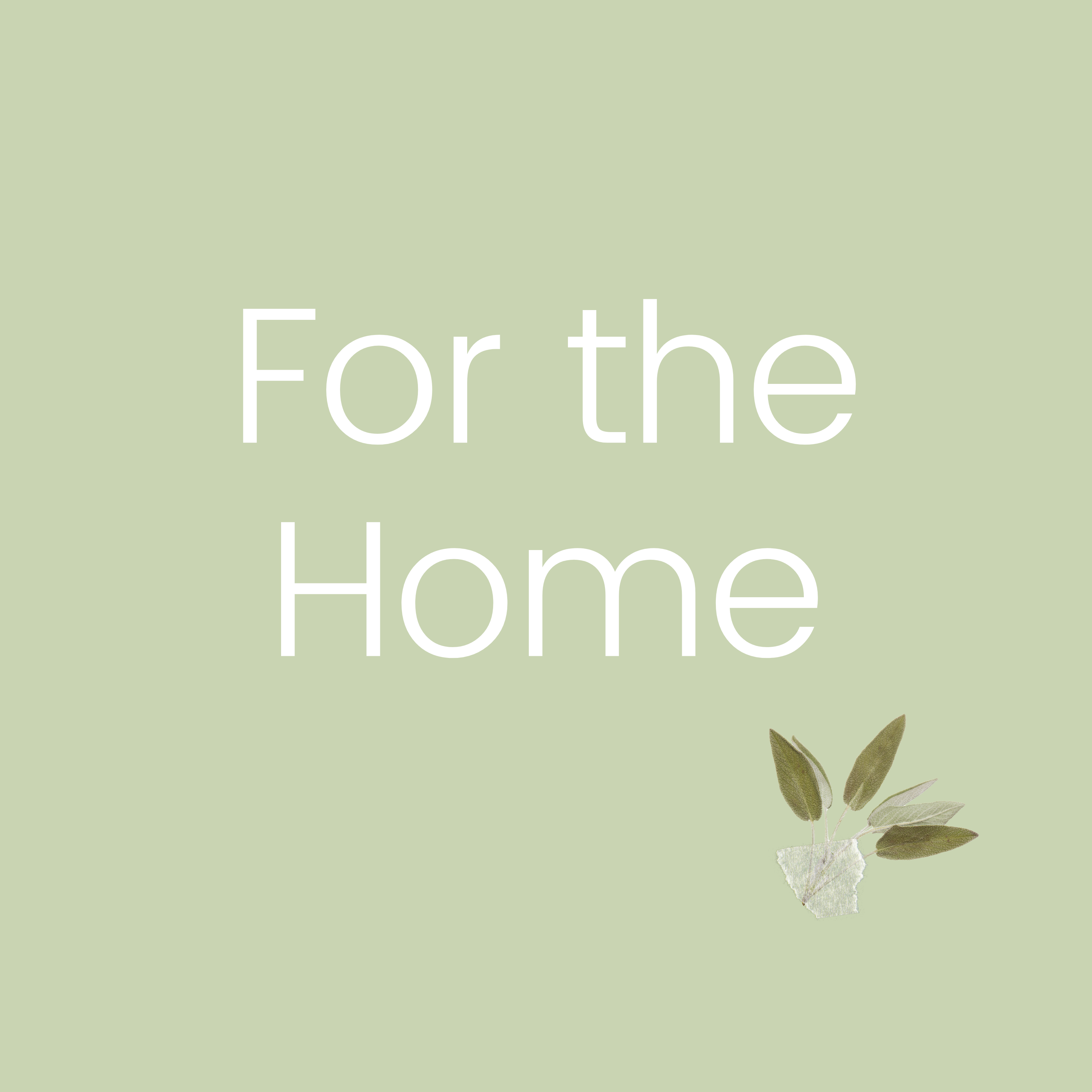 Eco-friendly products for the home